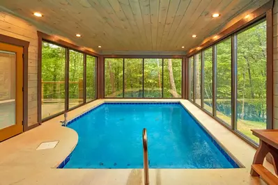 indoor pool at splashin around