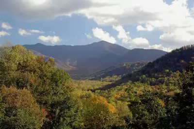 fall in the mountains